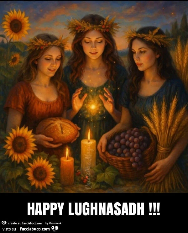 Il primo di agosto è la festa celtica di Lughnasadh