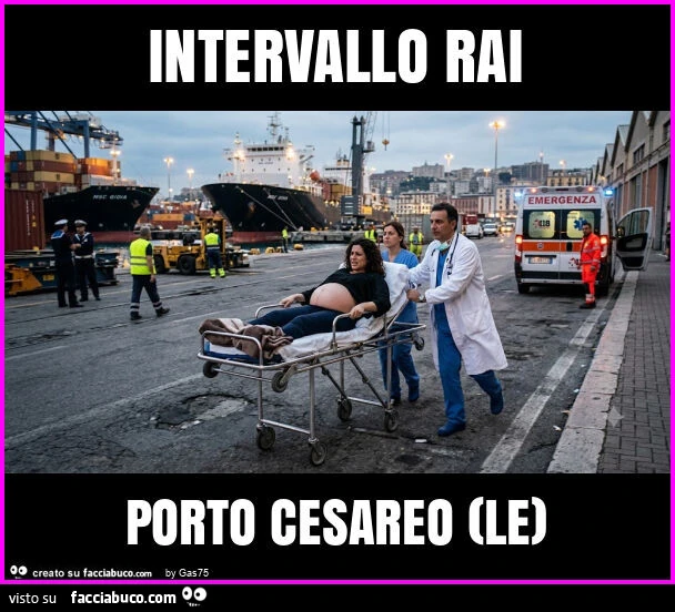 Intervallo rai porto cesareo (le)