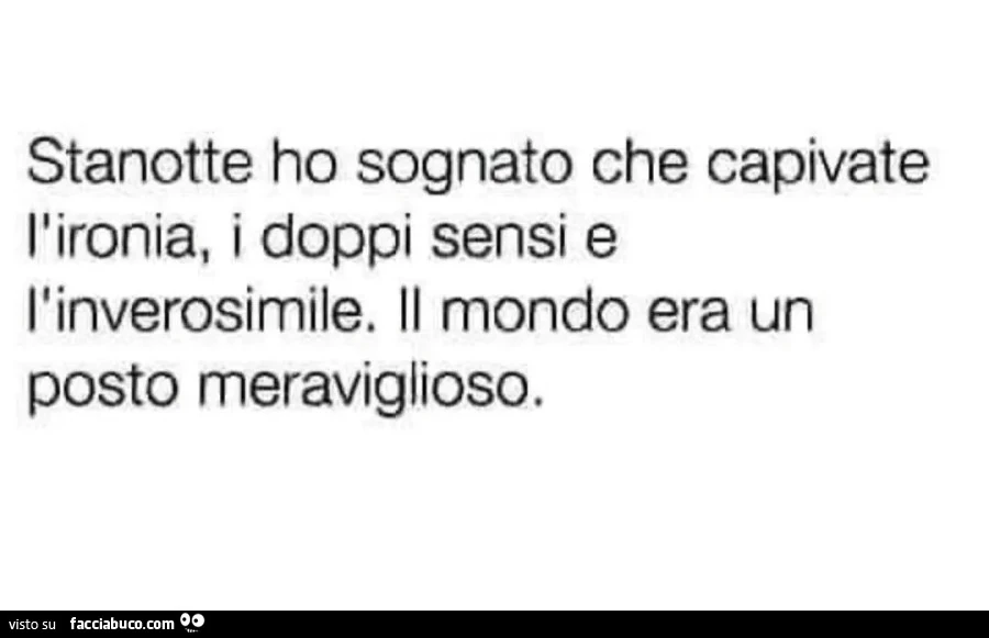 Stanotte
