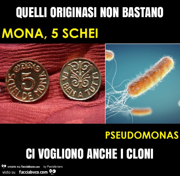 Quelli originasi non bastano ci vogliono anche i cloni