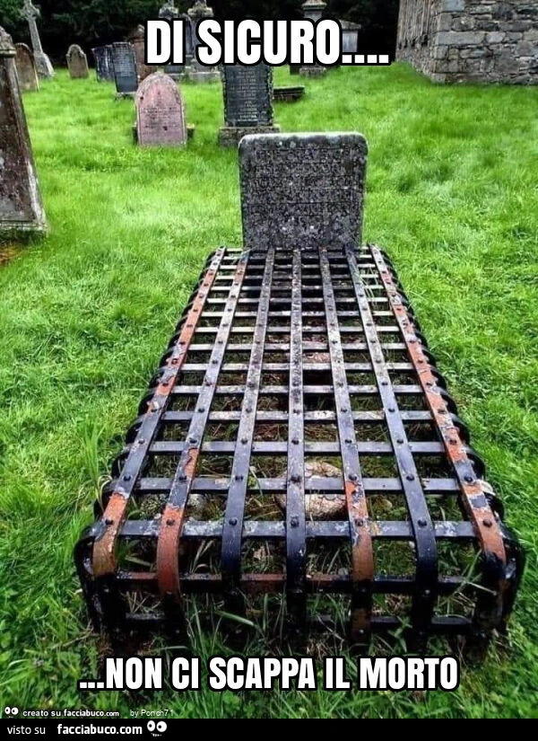 Di sicuro&hellip; non ci scappa il morto