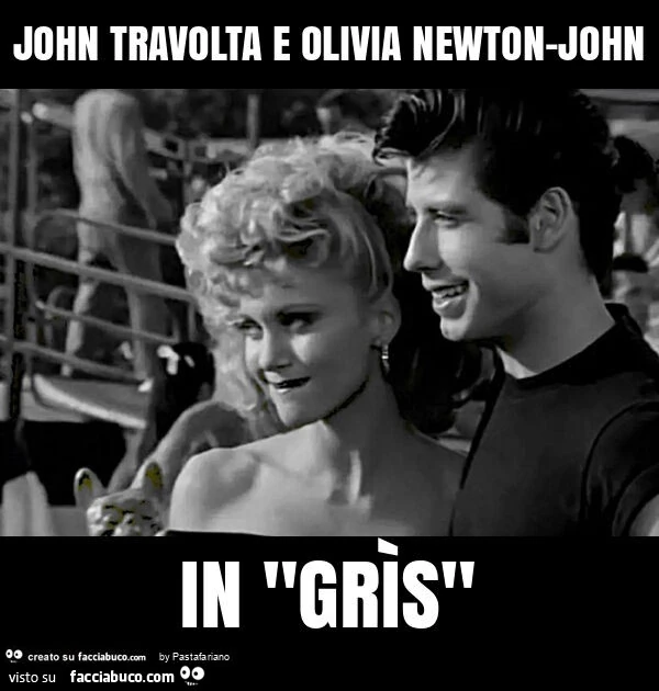 John travolta e olivia newton-john in "grìs"