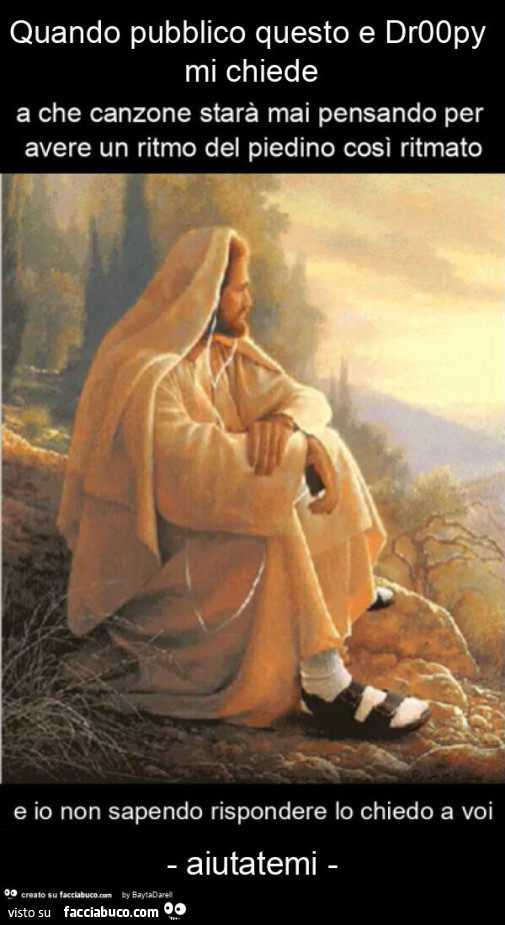 Quando pubblico questo e dr00py mi chiede - aiutatemi