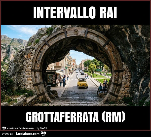 Intervallo rai grottaferrata (rm)