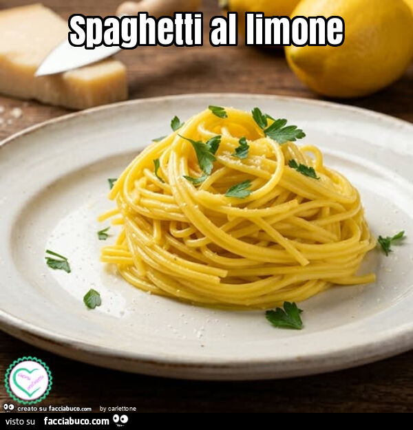 Spaghetti al limone