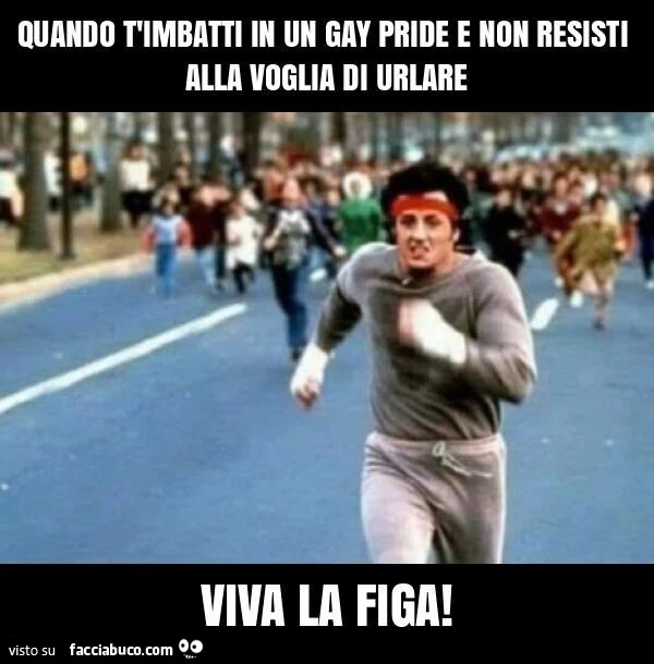 W la figa al gay pride