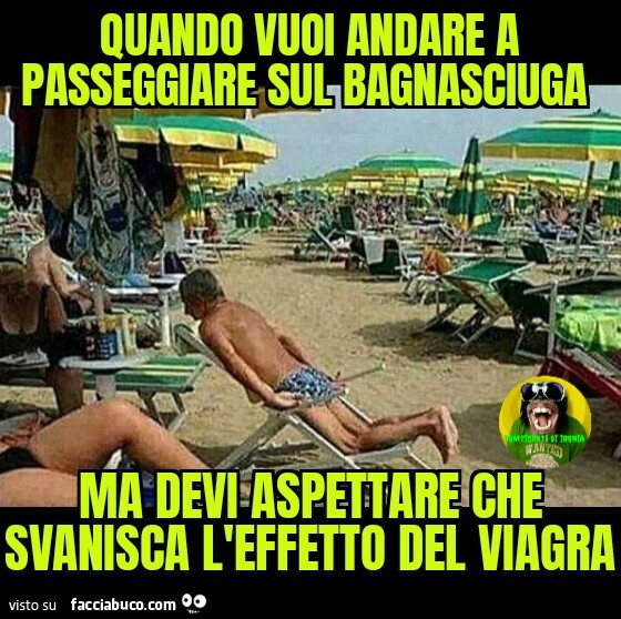 Quando vuoi andare a passeggiare sul bagnasciuga ma devi aspettare che svanisca