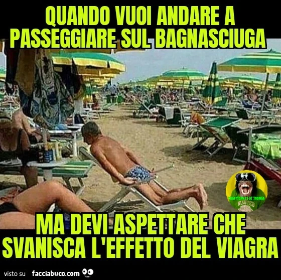 Quando vuoi andare a passeggiare sul bagnasciuga ma devi aspettare che svanisca