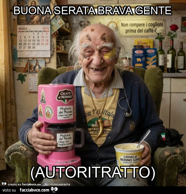 Buona serata brava gente (autoritratto)