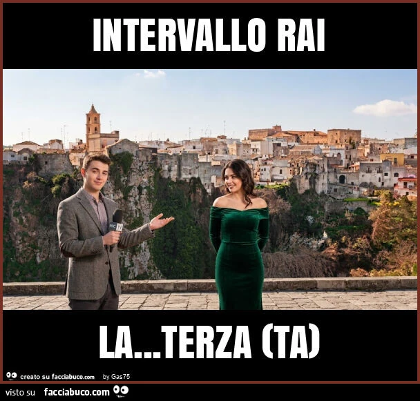 Intervallo rai la… terza (ta)