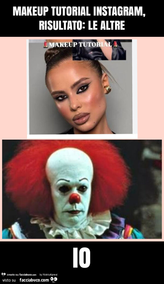 Makeup tutorial instagram, risultato: le altre io