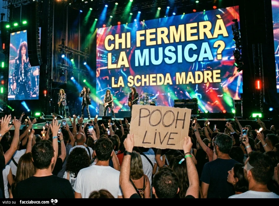 Concerto pooh 2026 si ferma per un guasto