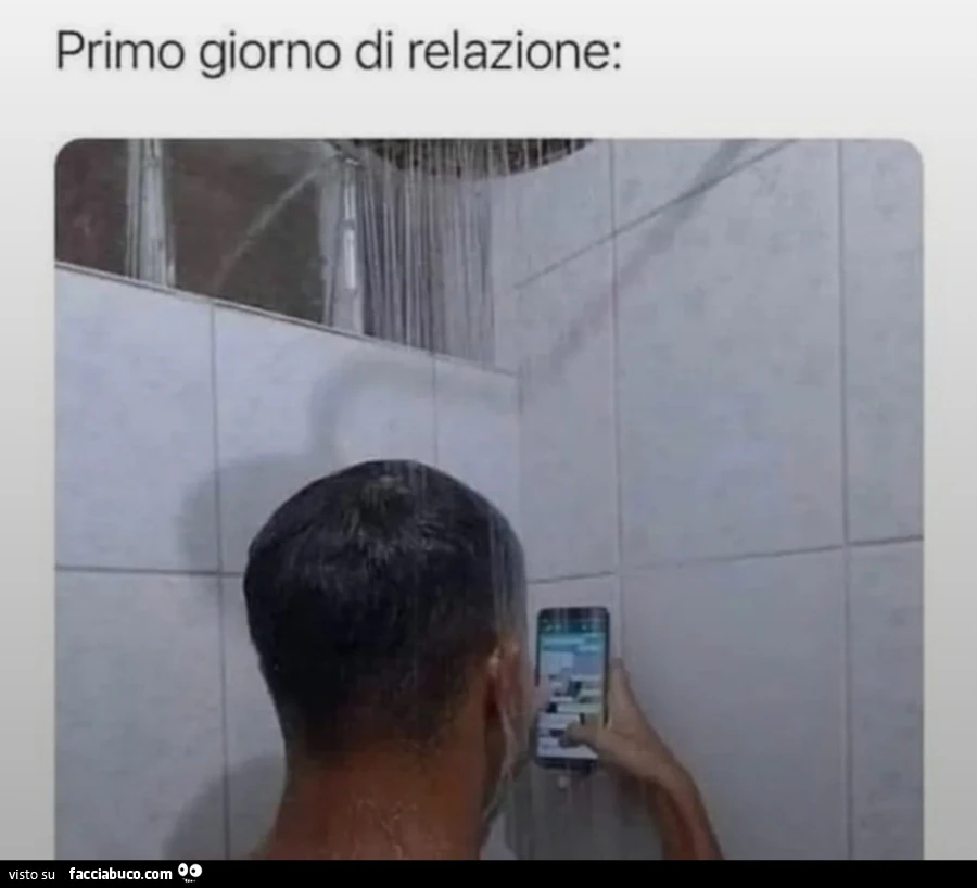 Primo giorno di relazione
