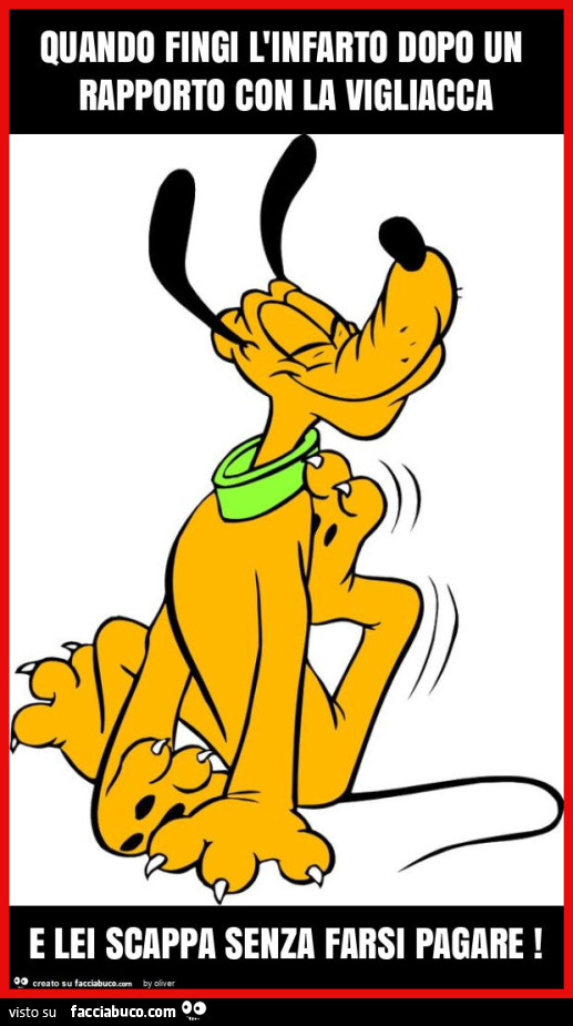 Quando fingi l'infarto dopo un rapporto con la vigliacca e lei scappa senza farsi pagare