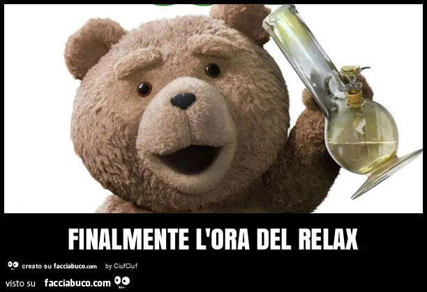 Finalmente l'ora del relax
