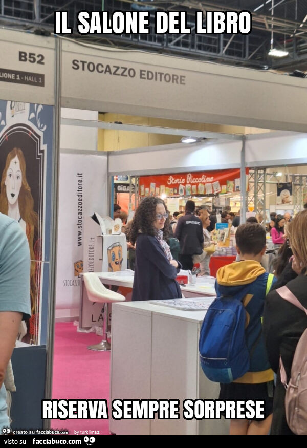 Il salone del libro riserva sempre sorprese