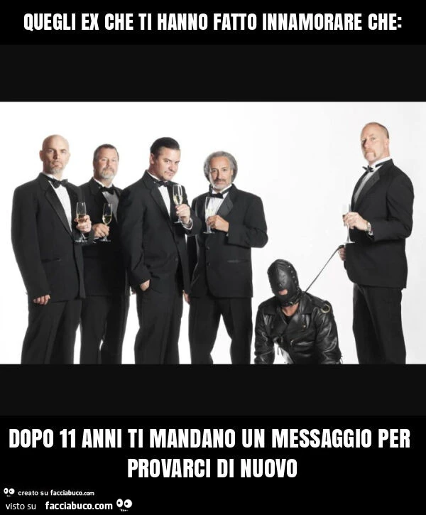 Quegli ex che ti hanno fatto innamorare che: dopo 11 anni ti mandano un messaggio per provarci di nuovo