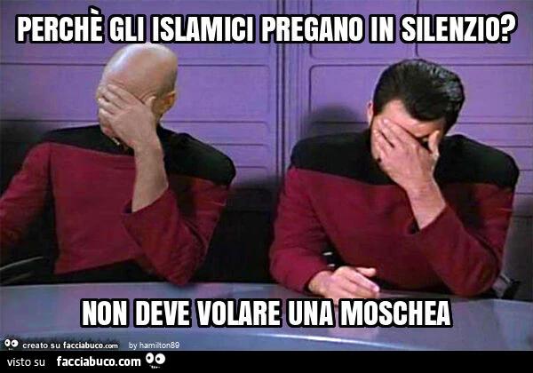 Perchè gli islamici pregano in silenzio? Non deve volare una moschea