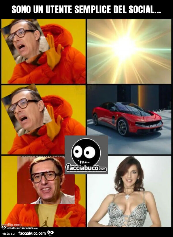 Sono un utente semplice del social
