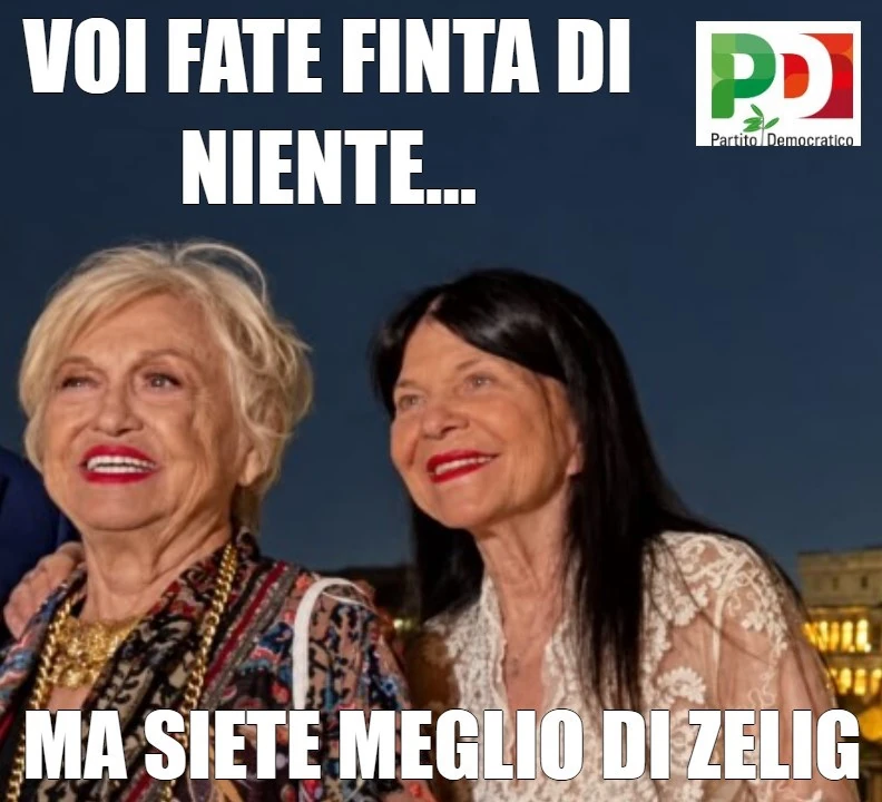 Voi fate finta di niente
