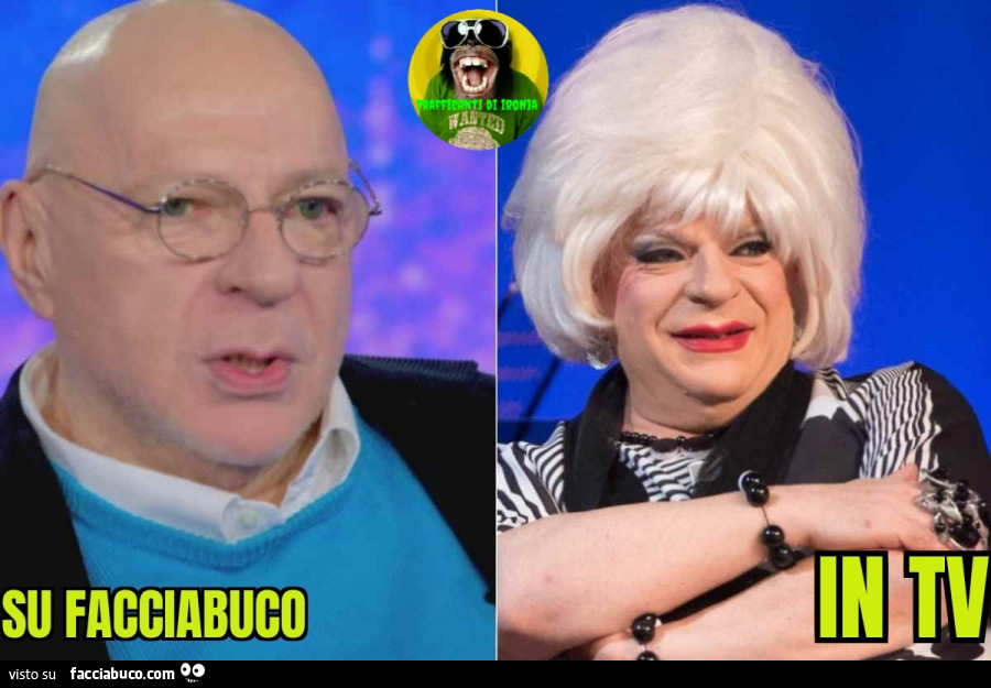 Su facciabuco in tv platinette