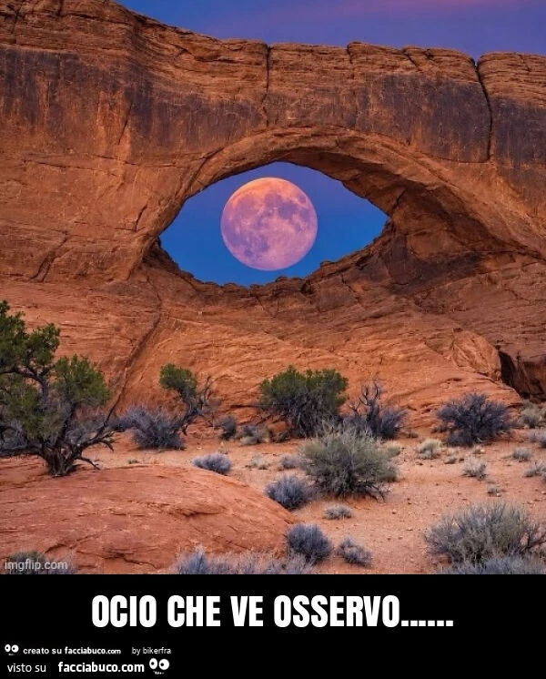 Ocio che ve osservo