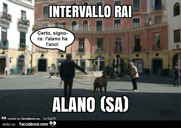 Intervallo rai alano (sa)