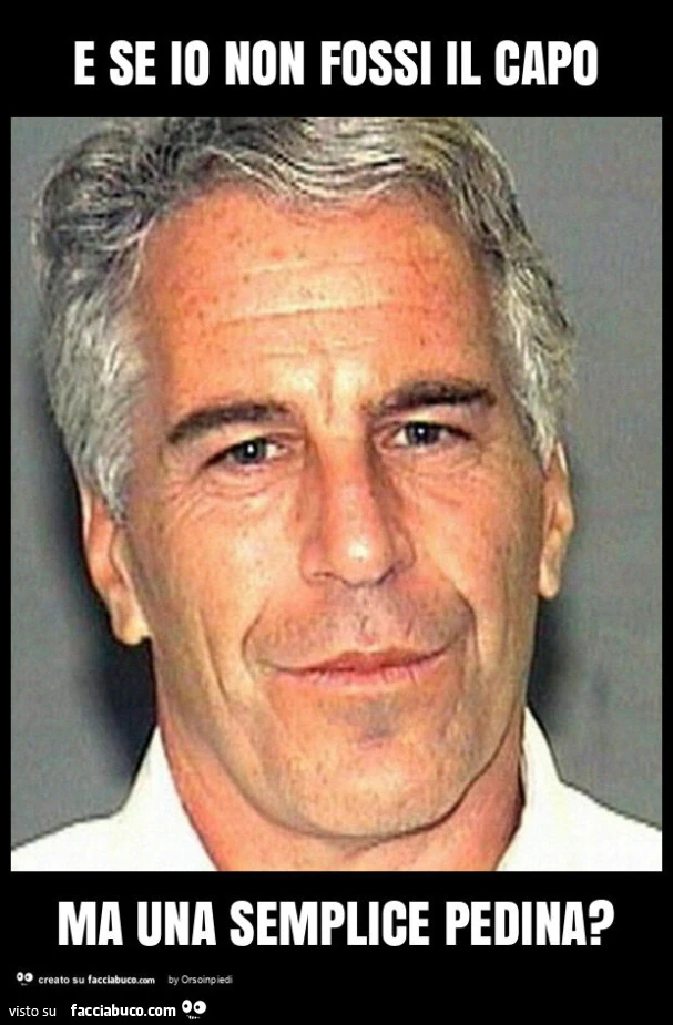 E se io non fossi il capo ma una semplice pedina?