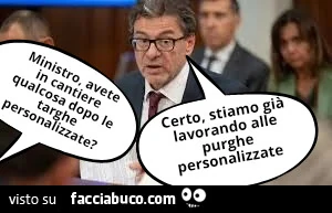 Meme targhe personalizzate