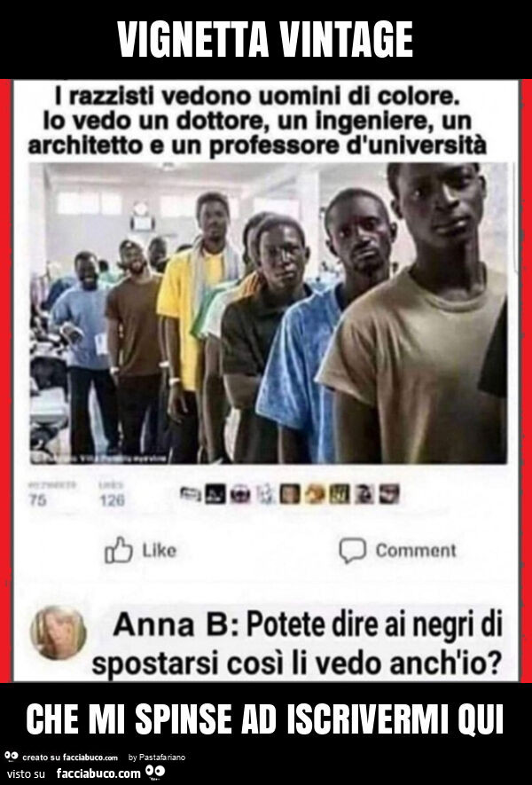 Vignetta vintage che mi spinse ad iscrivermi qui