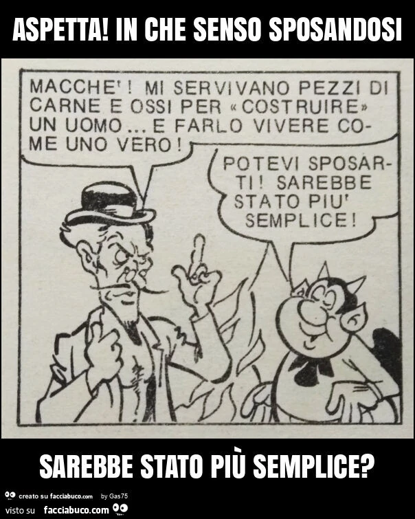 Aspetta! In che senso sposandosi sarebbe stato più semplice?