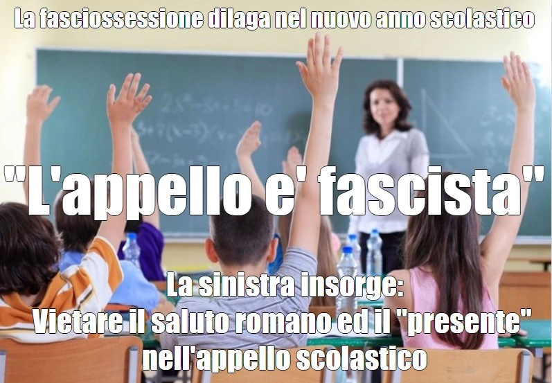 L'appello è fascista