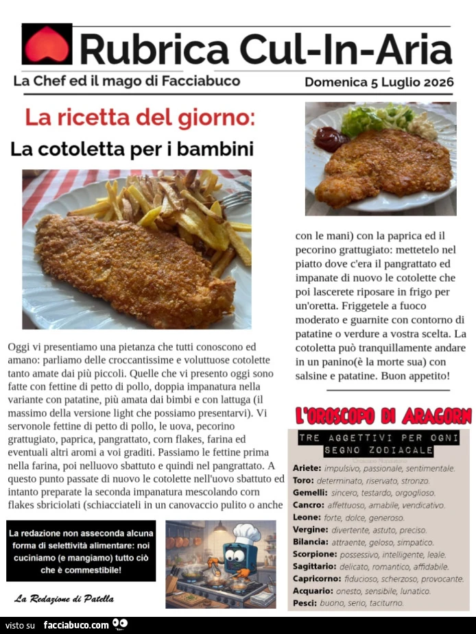 Cotolette di pollo