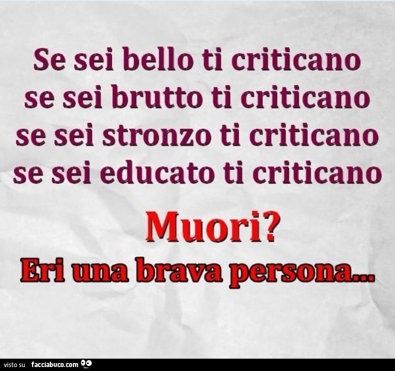 Critiche