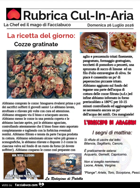 Cozze gratinate