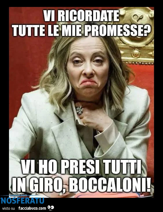 Vi ho preso tutti per il culo, coglioni