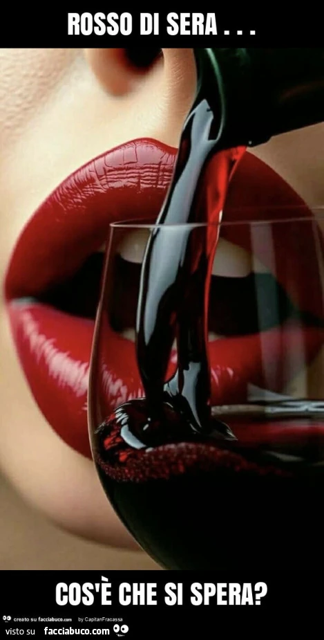 Rosso di sera&hellip; cos'è che si spera?