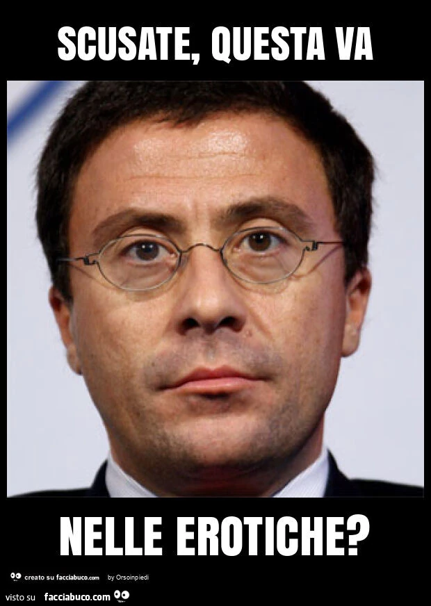 Scusate, questa va nelle erotiche?