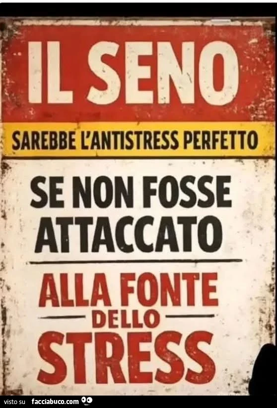 Il seno come antistress perfetto