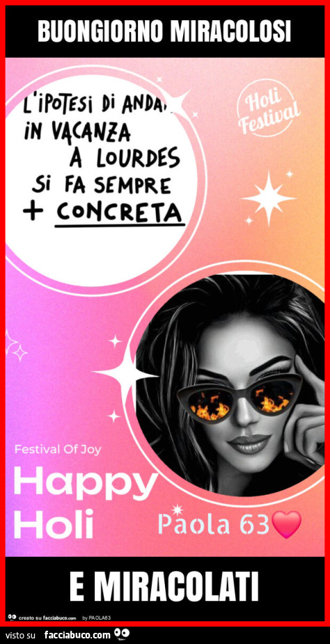 Buongiorno miracolosi e miracolati