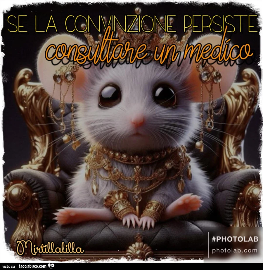 Se la convinzione persiste