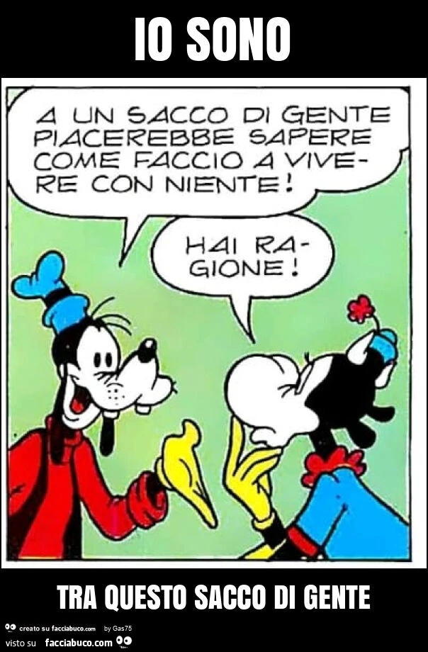 Io sono tra questo sacco di gente
