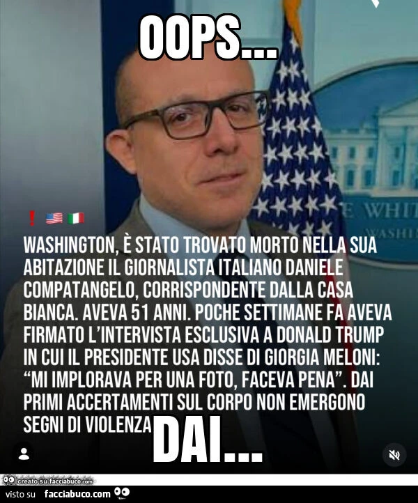 Oops&hellip; dai