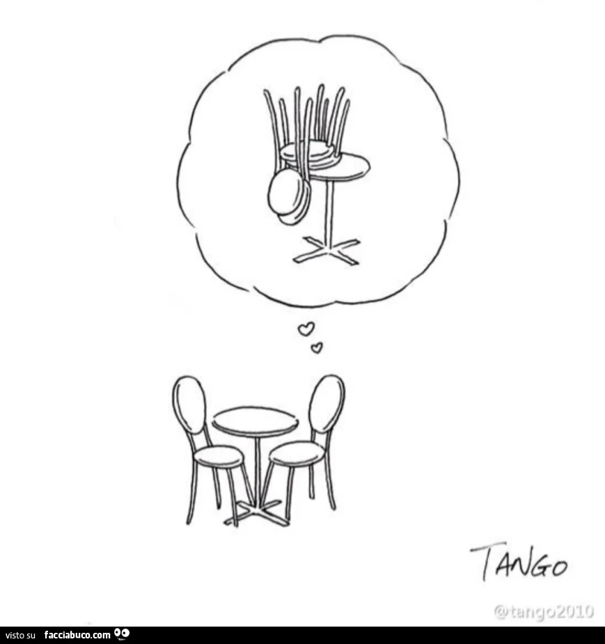 Pensieri sconci delle sedie