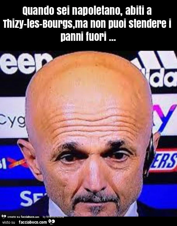 Quando sei napoletano, abiti a thizy-les-bourgs, ma non puoi stendere i panni fuori