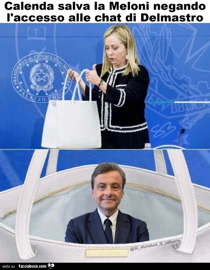 Calenda salva la Meloni