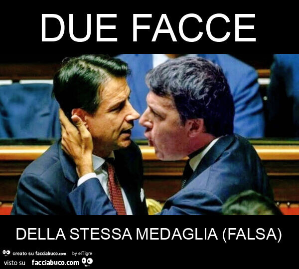 Due facce della stessa medaglia (falsa)