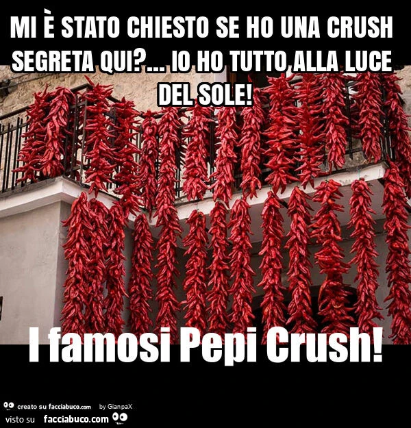 Mi è stato chiesto se ho una crush segreta qui? … io ho tutto alla luce del sole