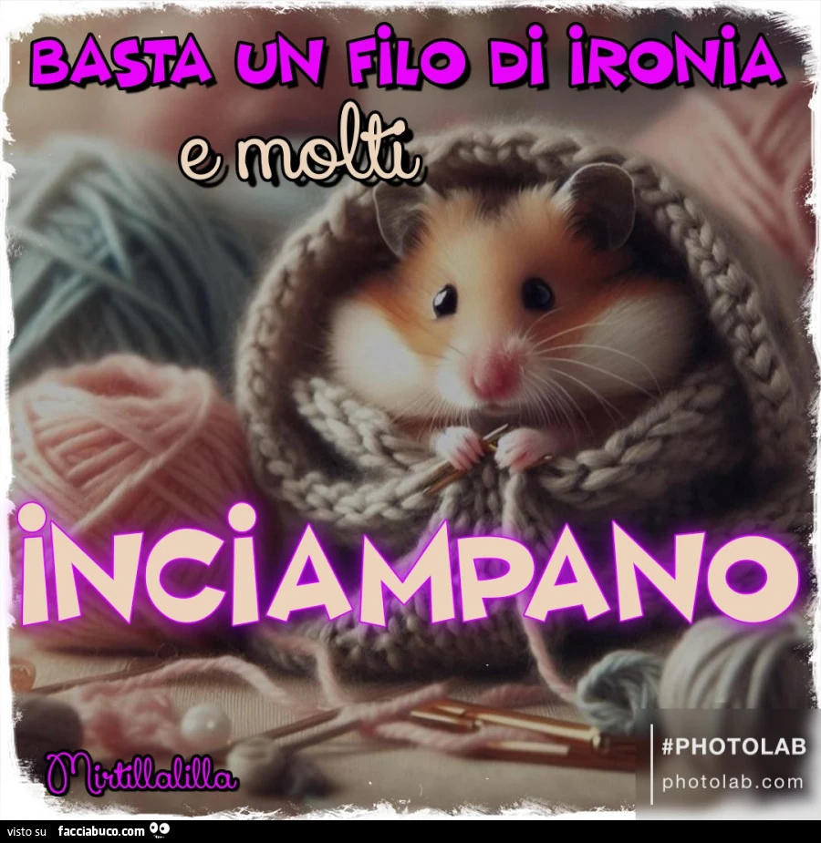 Un filo di ironia