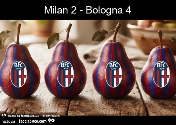 Milan 2 - bologna 4